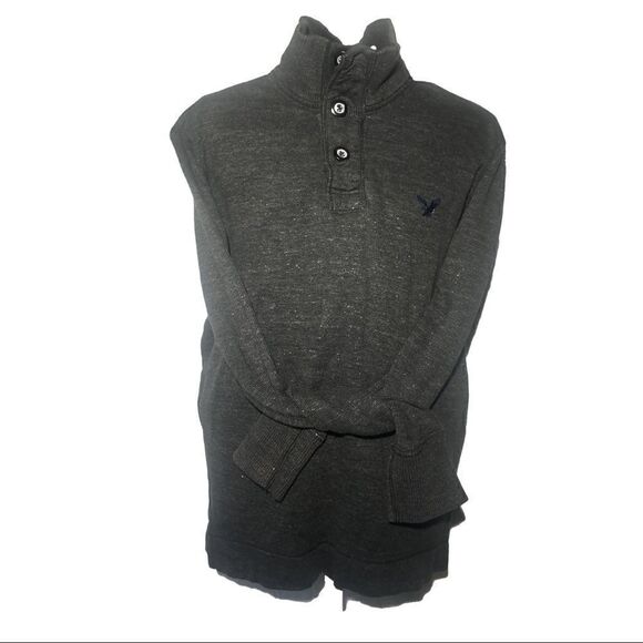 3/$25 AEO HENLEY COTTON PULLOVER SWEATER BOY XS - Picture 5 of 5